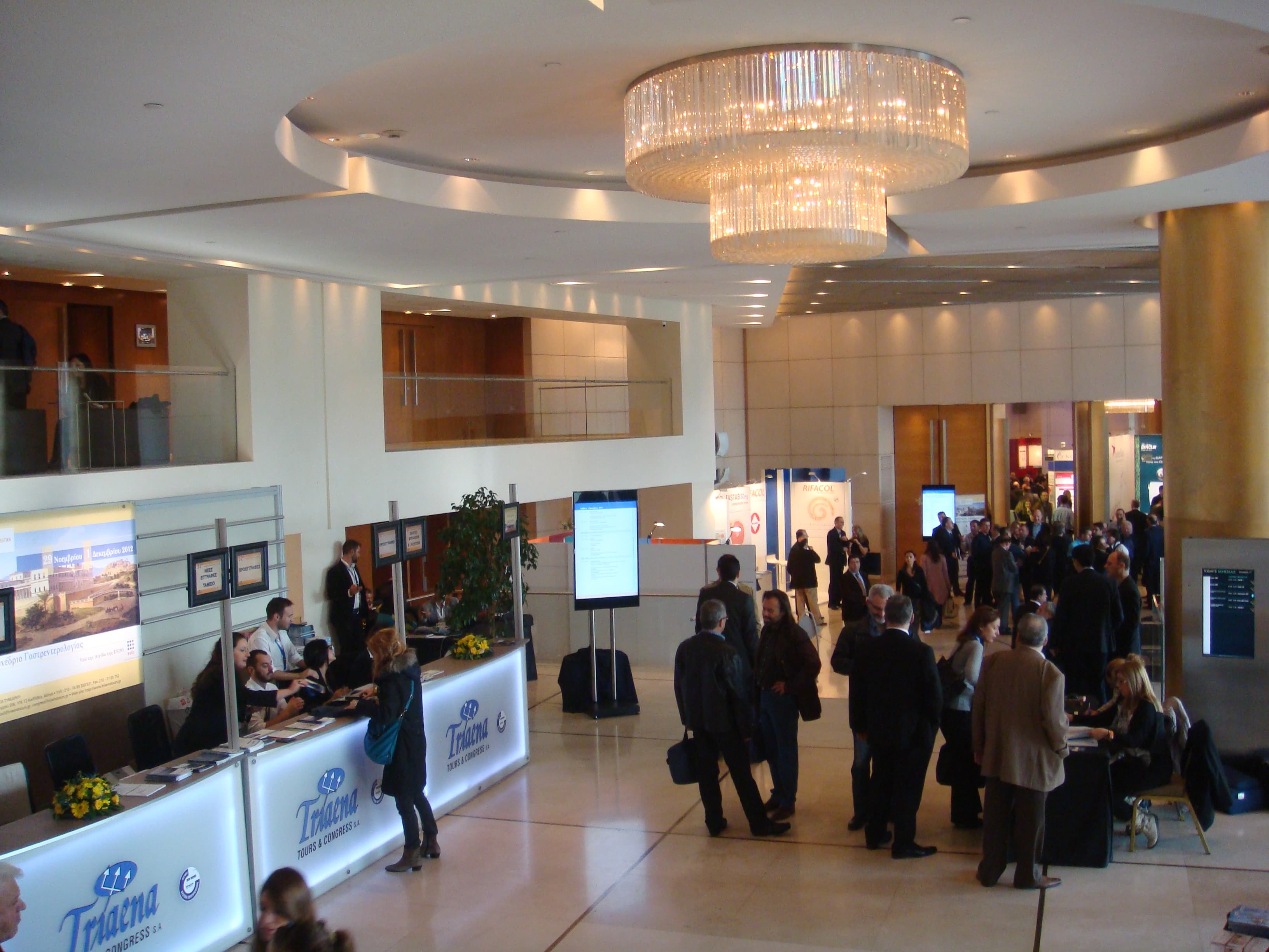 Conference technical team at work